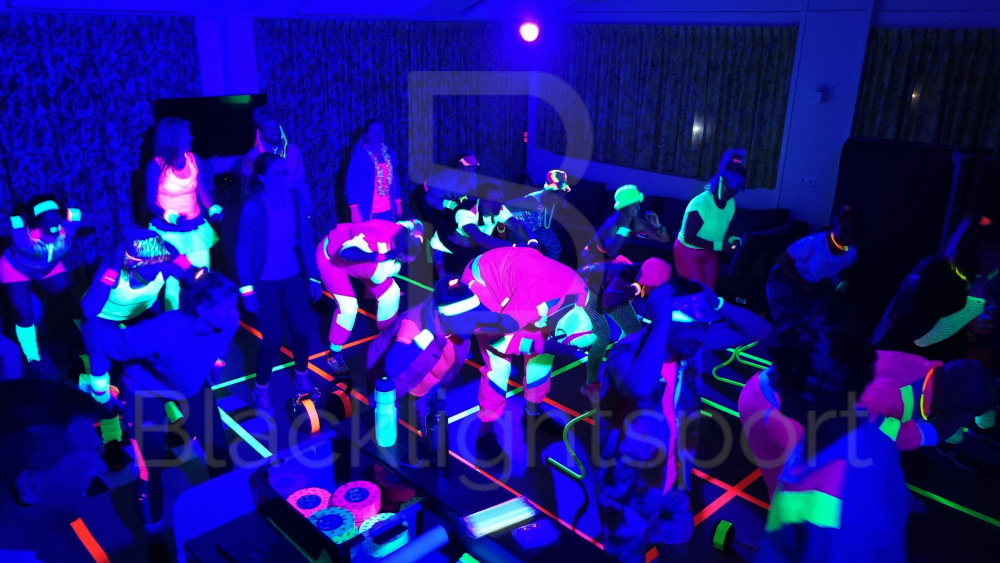 Dresscode voor blacklight sport